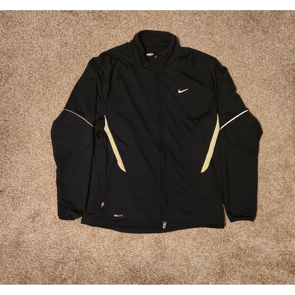Nike Other - Nike Fit Dry Black And Green Mens Jacket Size Medium